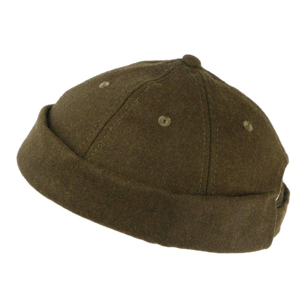 Bonnet Docker Style Vert Unisexe En Coton - Taille Unique Par Nyls Création