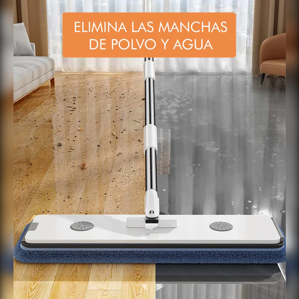 JOYBOS Balai à Main avec essoreur et Coussinets en Microfibre