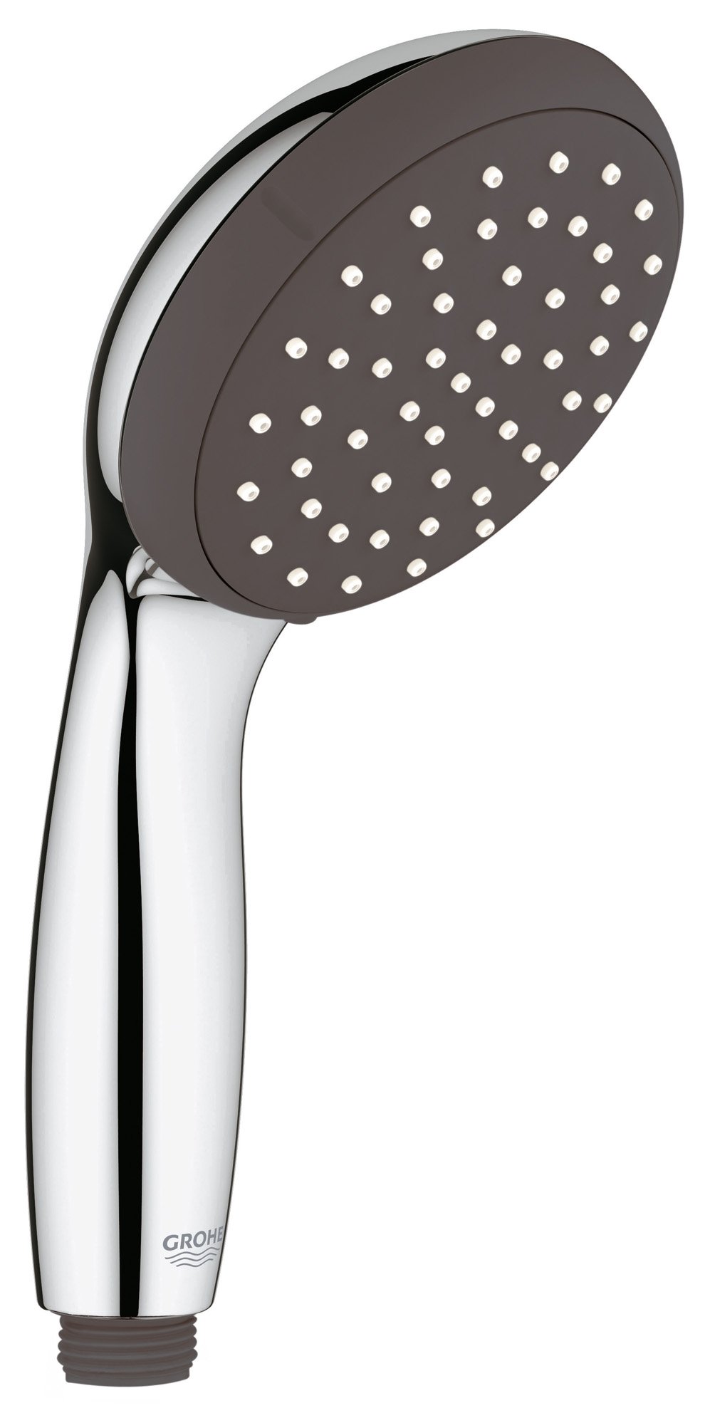 GROHE Vitalio Start 100 - Hand Shower 10 cm (1 Spray, Water Saving 9.5 l/min Flow Limiter, Anti-Limescale System, Universal Mounting System, Min. Recommended Pressure 1.0 bar), Chrome, 27940000
