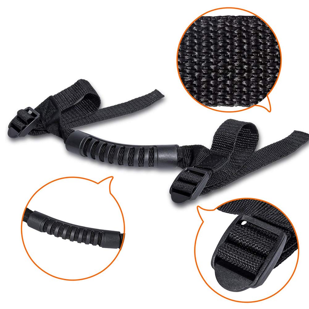 4 STÜCKE Überrollbügel Haltegriffe Griff Stark Langlebig für Jeep Wrangler YJ TJ JK JKU JL JLU Sport Sahara Freiheit Rubicon X Unlimited 1995-2018