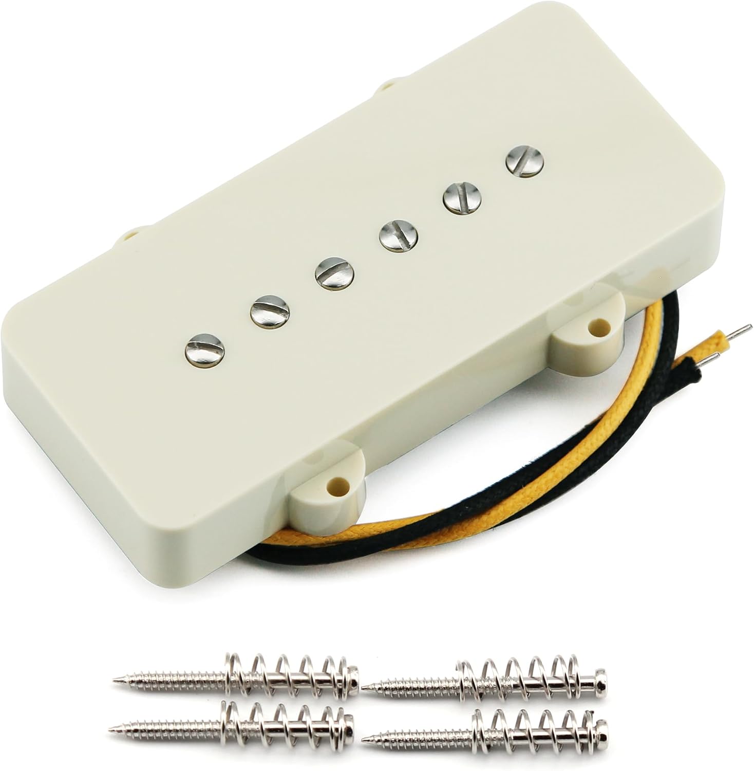 FLEOR Alnico 5 JM Pickup Electric Guitar Single Coil Neck+Bridge Pickups Set for Jazzmaster Guitar Part