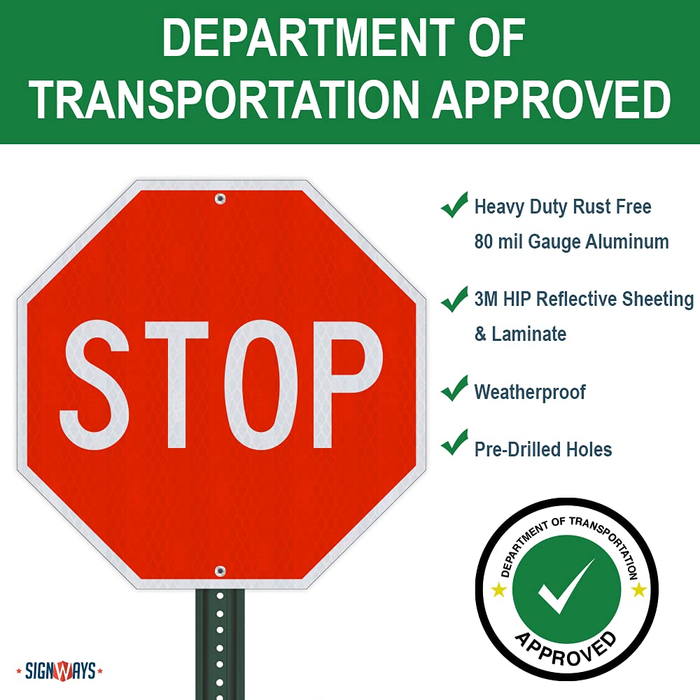 STOP アルミサイン Stop Sign 24