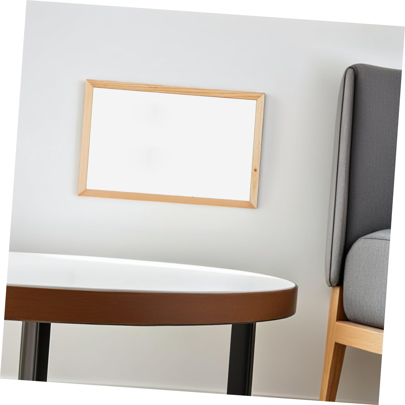 PLAFOPE 4pezzi Lavagna Bianca da Tavolo Portatile Riutilizzabile Piccolo Blocco da Disegno per Appunti Messaggi Disegni Uso in Casa Ufficio Aula