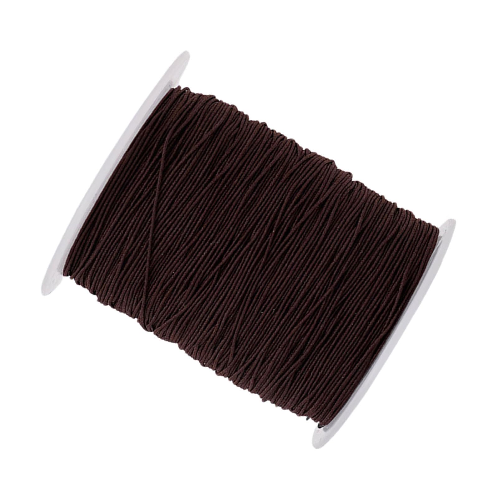 200 Yards Coloured Beading Thread String Elastic Cord Chinese Knot Cord Decorative Thread String for Necklace Making