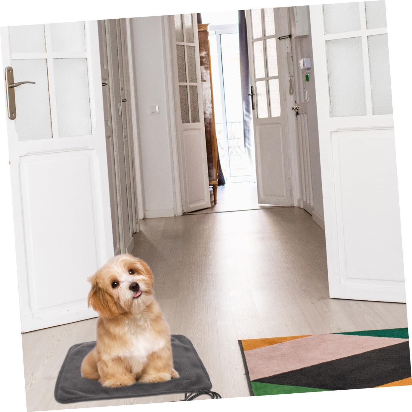 Heizmatte Polyester aus Verstellbare Haustier für Kleine Hunde und Katzen