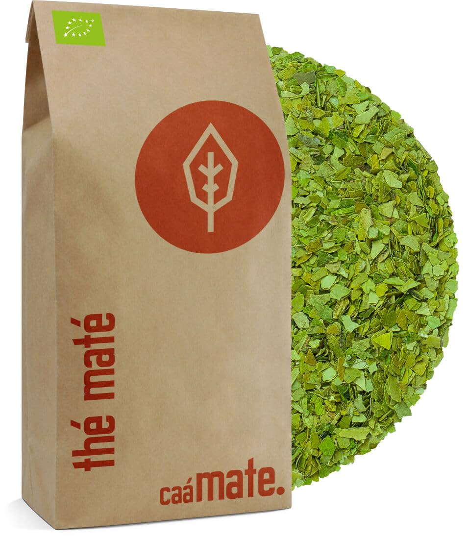 Yerba Maté Bio 1kg ● Feuilles Pures ● Maté Vert Non Fumé ● L’Original ● Sans Tiges ni Poudre ● Cultivé Traditionnellement