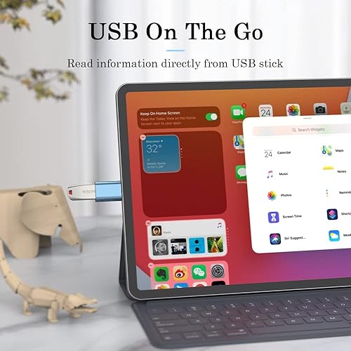 Miniatura 7 de AuviPal Adaptador USB C a USB 3.1 de 10 Gbps (paquete de 4), convertidor Thunderbolt 43 a USB OTG para iPhone 15, MacBook, iPad, iMac y más