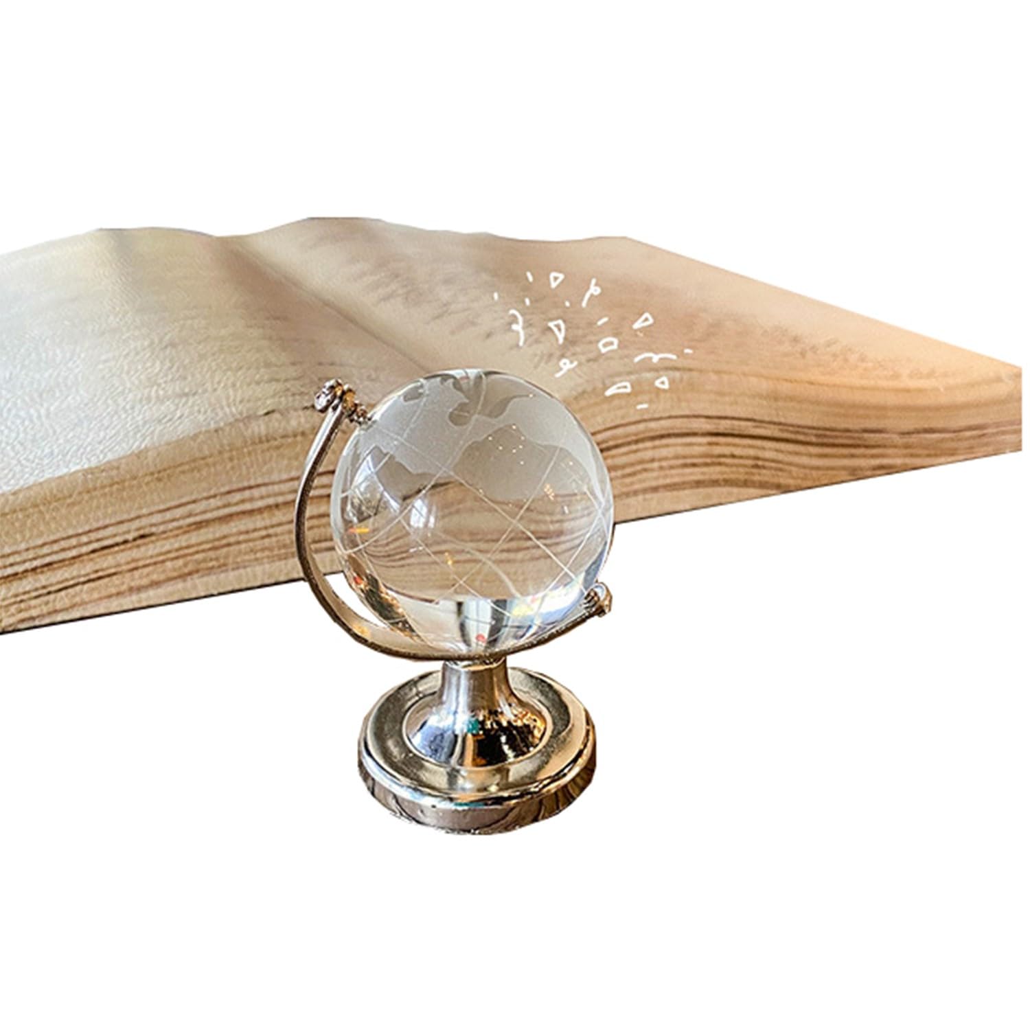 Mini Crystal Globe, Office Dsk, Office, Home Decoration, Wedding Gift Crafts, Decoration Gifts (70 x 45 MM)