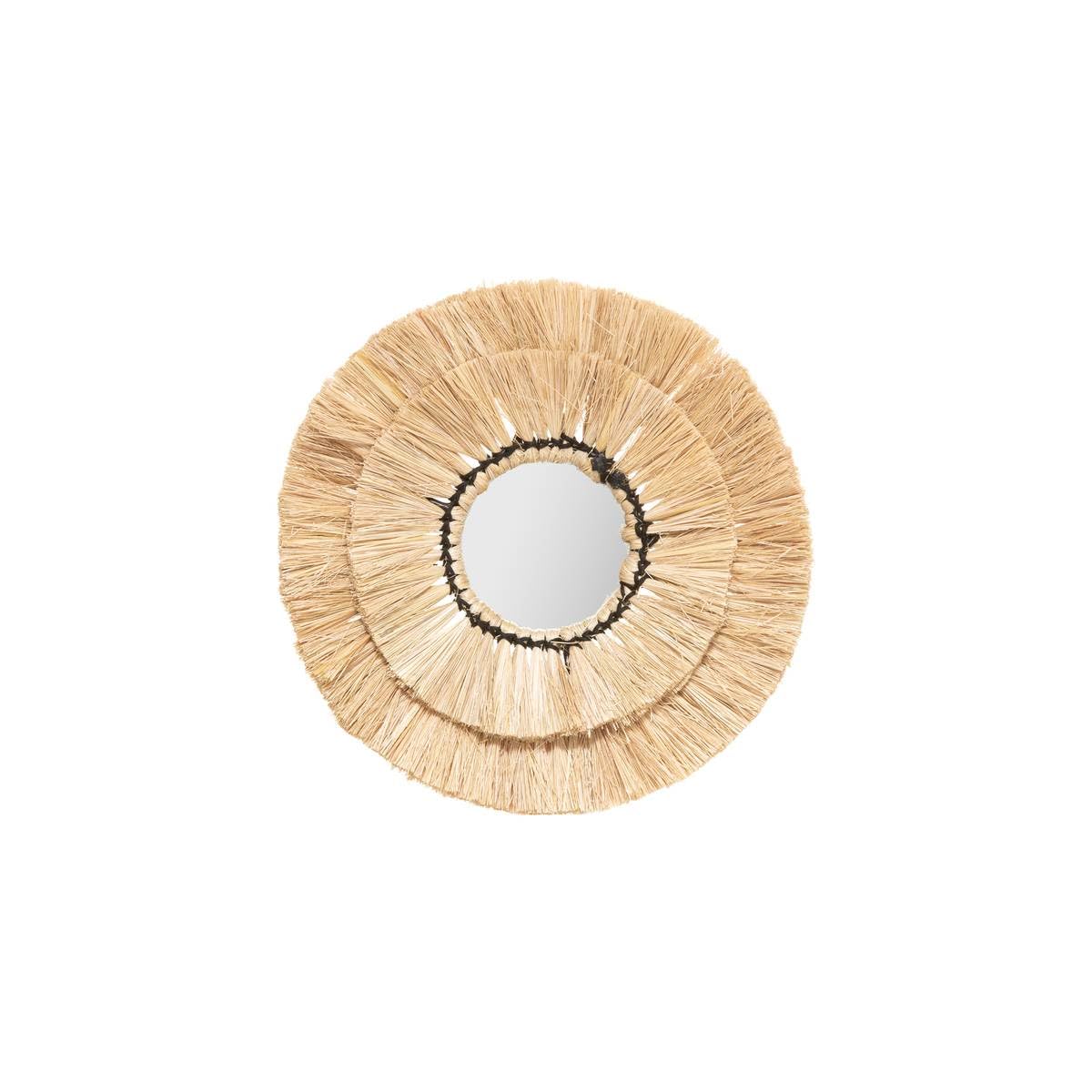 Atmosphera - Set aus 3 Spiegeln Alba - Bast - Beige