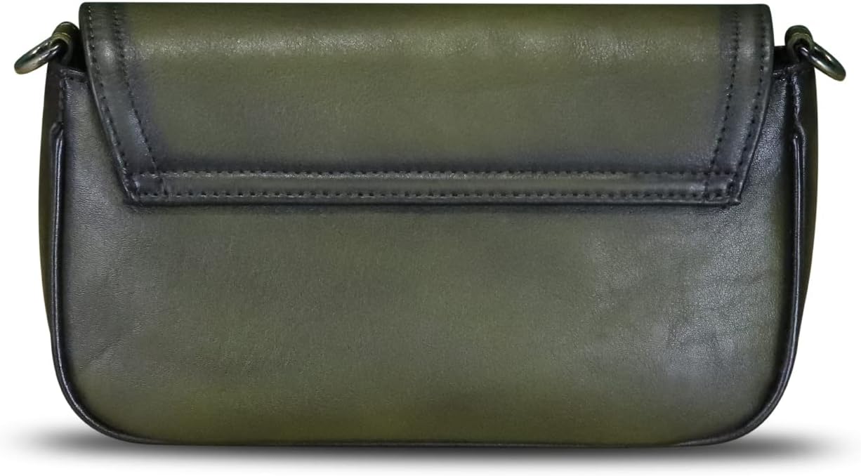 Genuine Leather Satchel for Women Vintage Handbag Purse Handmade Retro Crossbody Bag Purse Shoulder Bag
