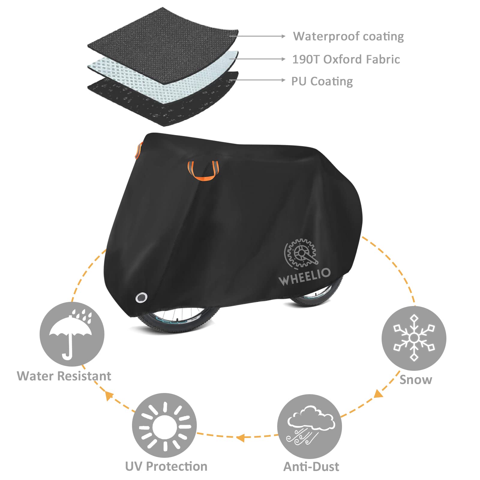 Housse De Vélo Pour 2 Vélos - Housses De Vélo D'extérieur Pour 2 Vélos