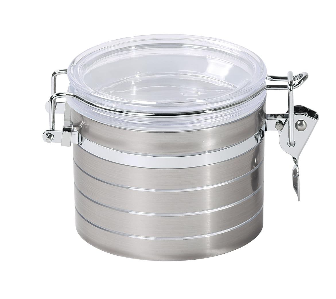 Amazon｜パール金属 キャニスター 400ml 保存容器 ロック式 パッキン付
