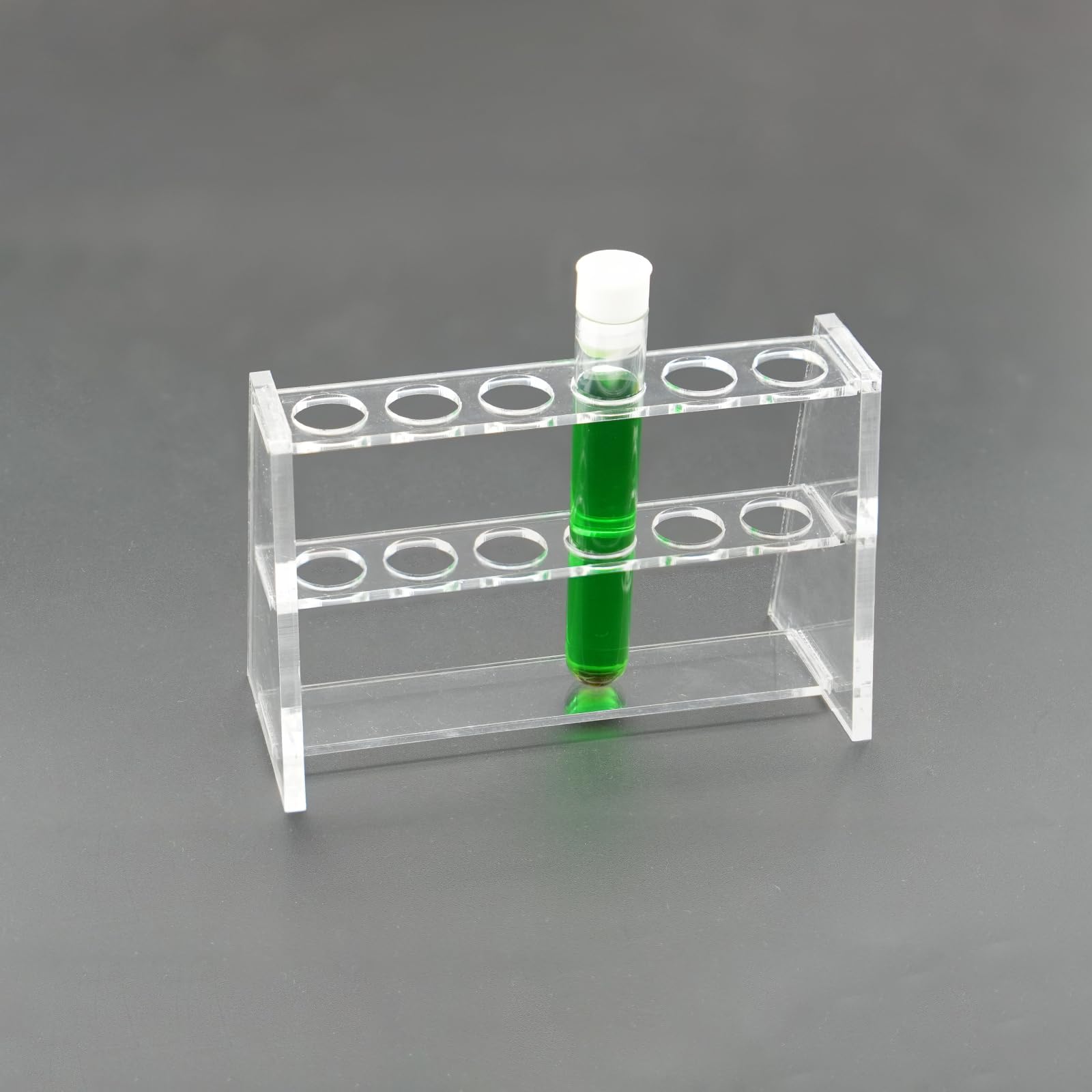 1 Pcs Lab Test Tube Rack Holder Clear Acrylic 6 Holes 16mm Diameter for 10ml Centrifuge Tubes-image-46