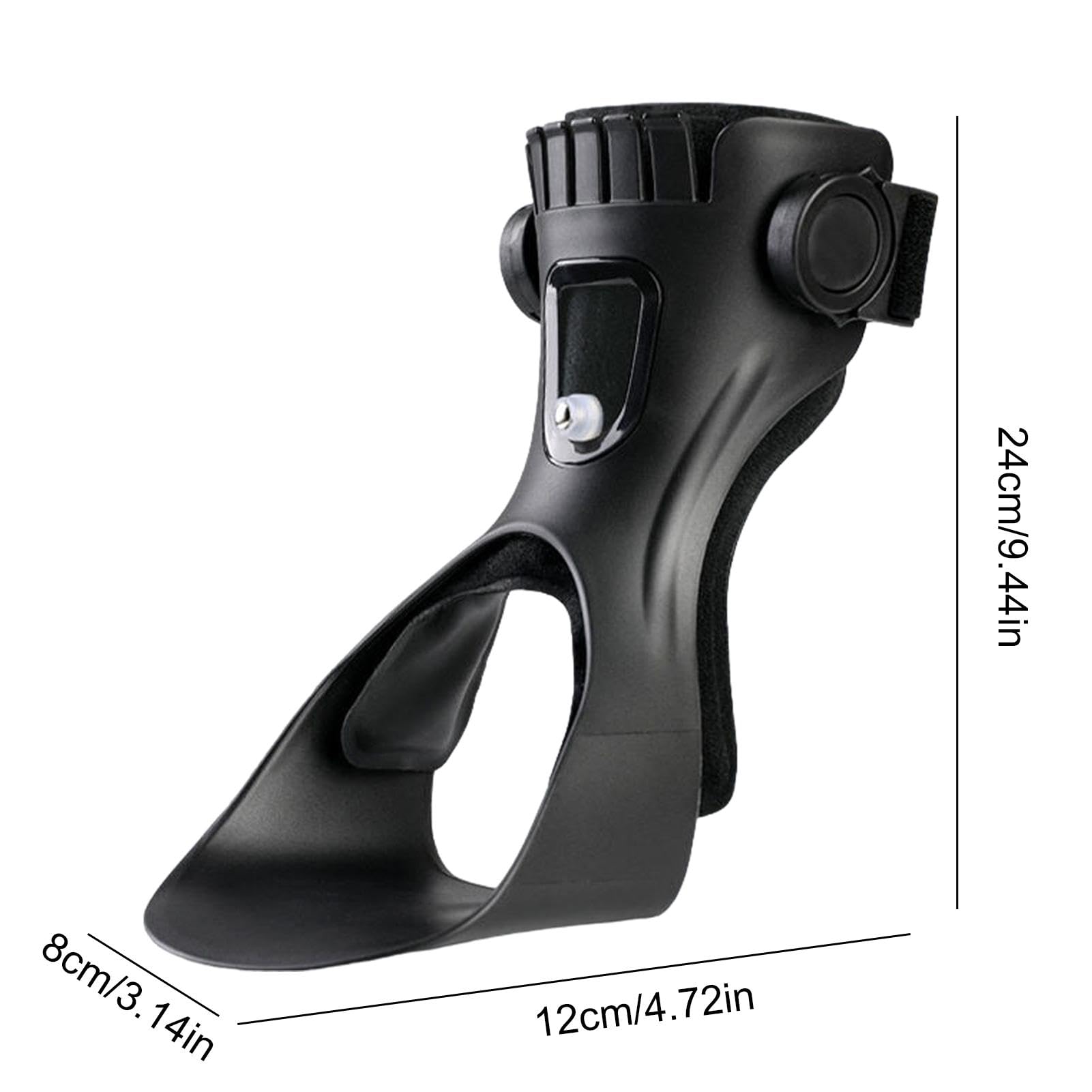 Supporto per poggiapiedi Drop Foot Brace, per cavigliere, per uomo, donna, camminata, allenamento, 12 x 8 x 24 cm