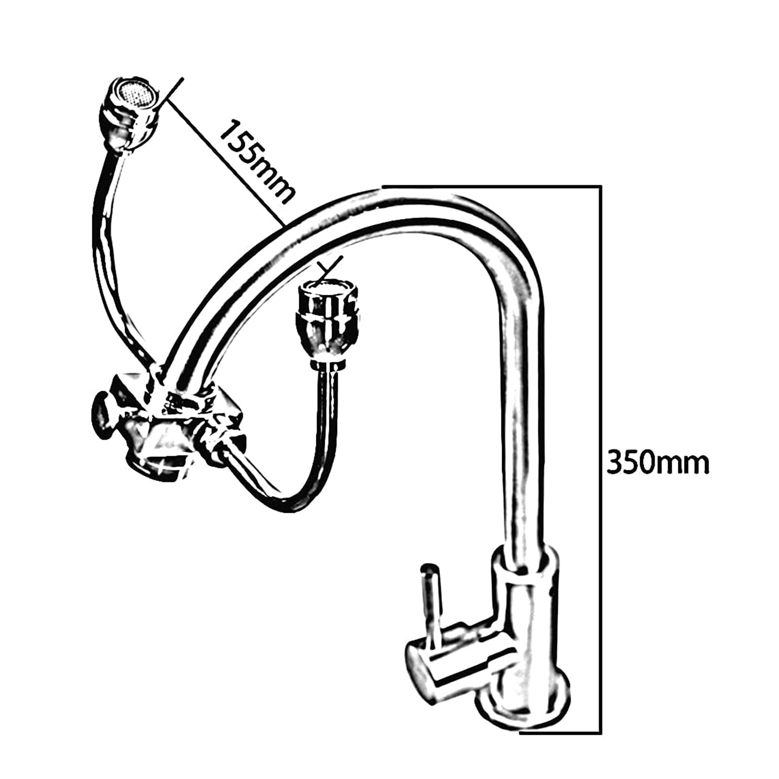 Station de lavage oculaire d'urgence murale, station de lavage oculaire montée sur robinet pour usage personnel, station de lavage oculaire d'urgence en acier inoxydable 304, douche de sécurité d