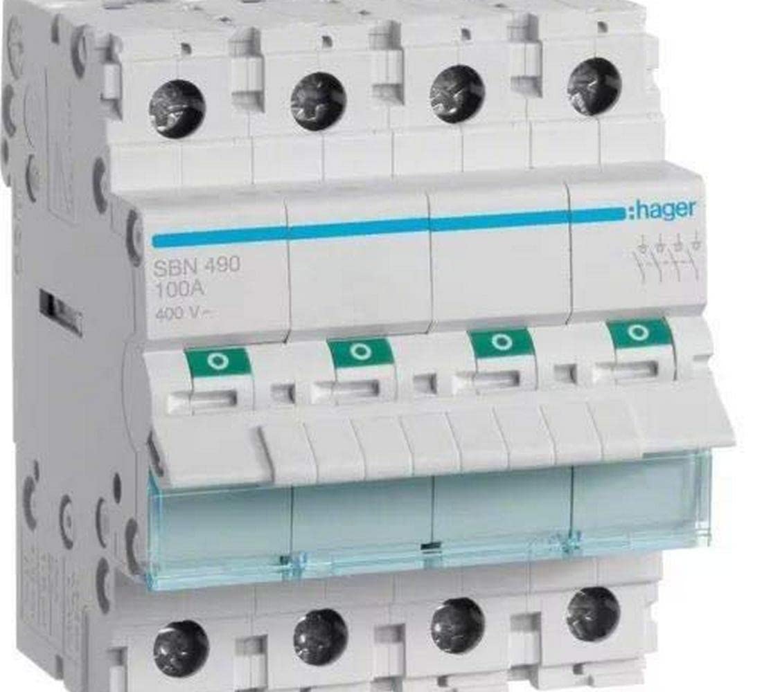 Hager Light/Gray Sbn Flush-Mounting Switch Modular - Sbn490