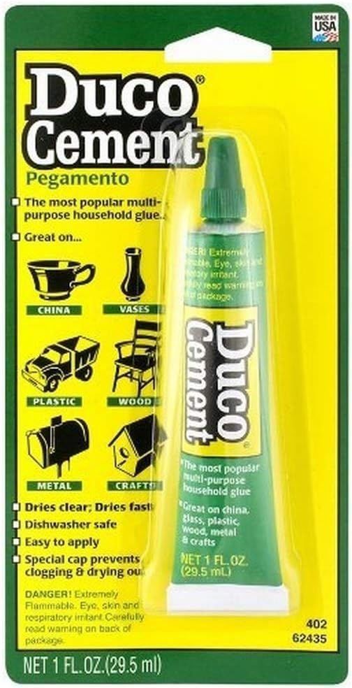 Duco Cement 62435 3 Pack Multi-Purpose Household Glue 1oz.