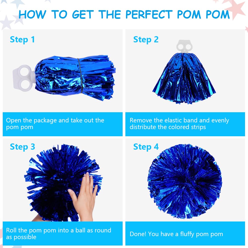 DiULi Children's Classic Cheerleading accessories, Cheer Uniform Set, Halloween Girl Cheerleader Costume - Image 4