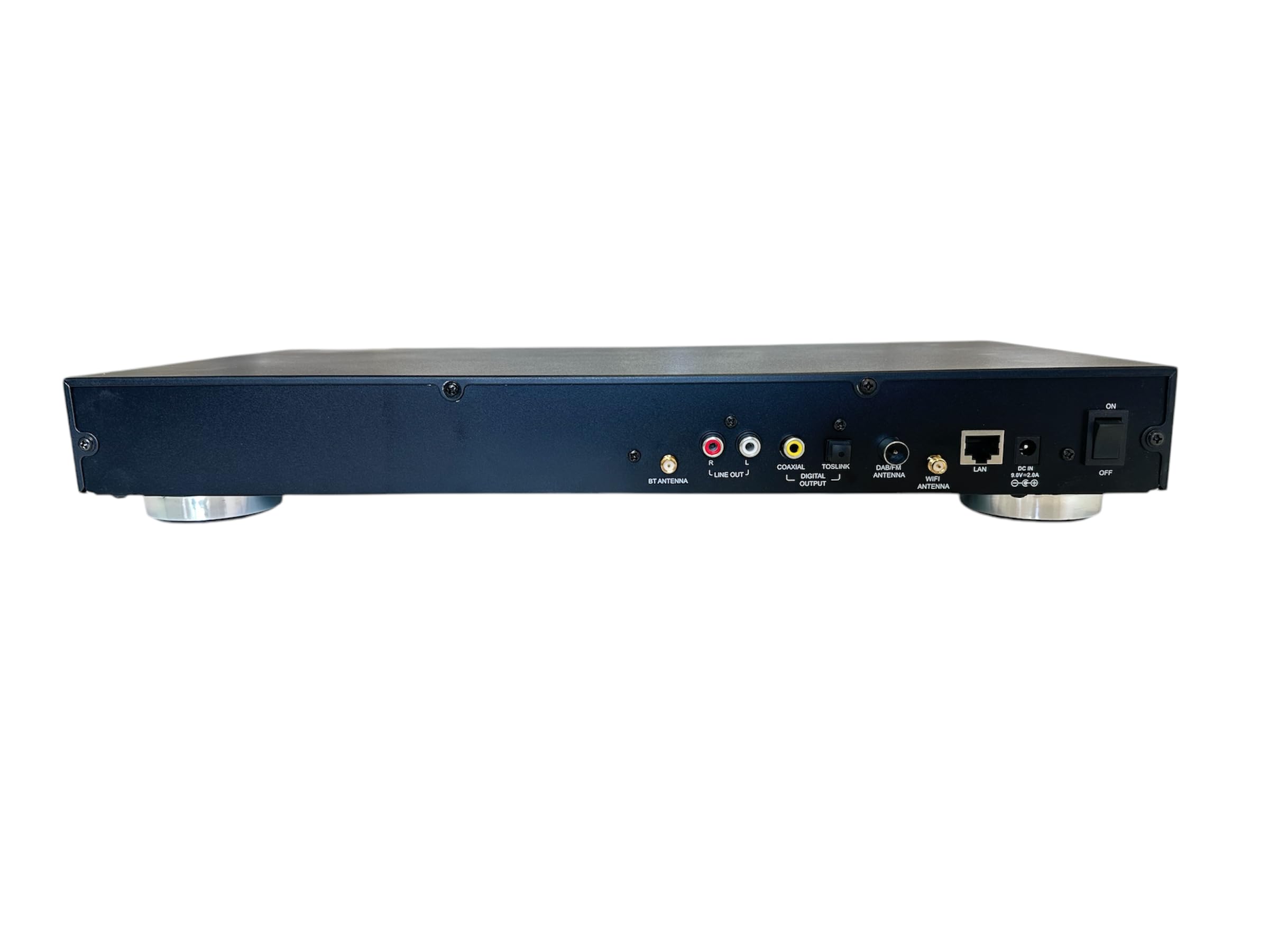 Maxxo TR04CD Hi-FI Tuner, Radio Numérique avec Dab+, FM, Radio Internet, Lecteur CD, Bluetooth, Wi-FI, Spotify, USB, UPnP, RDS, écran Couleur 2,4", réveil, télécommande - Noir