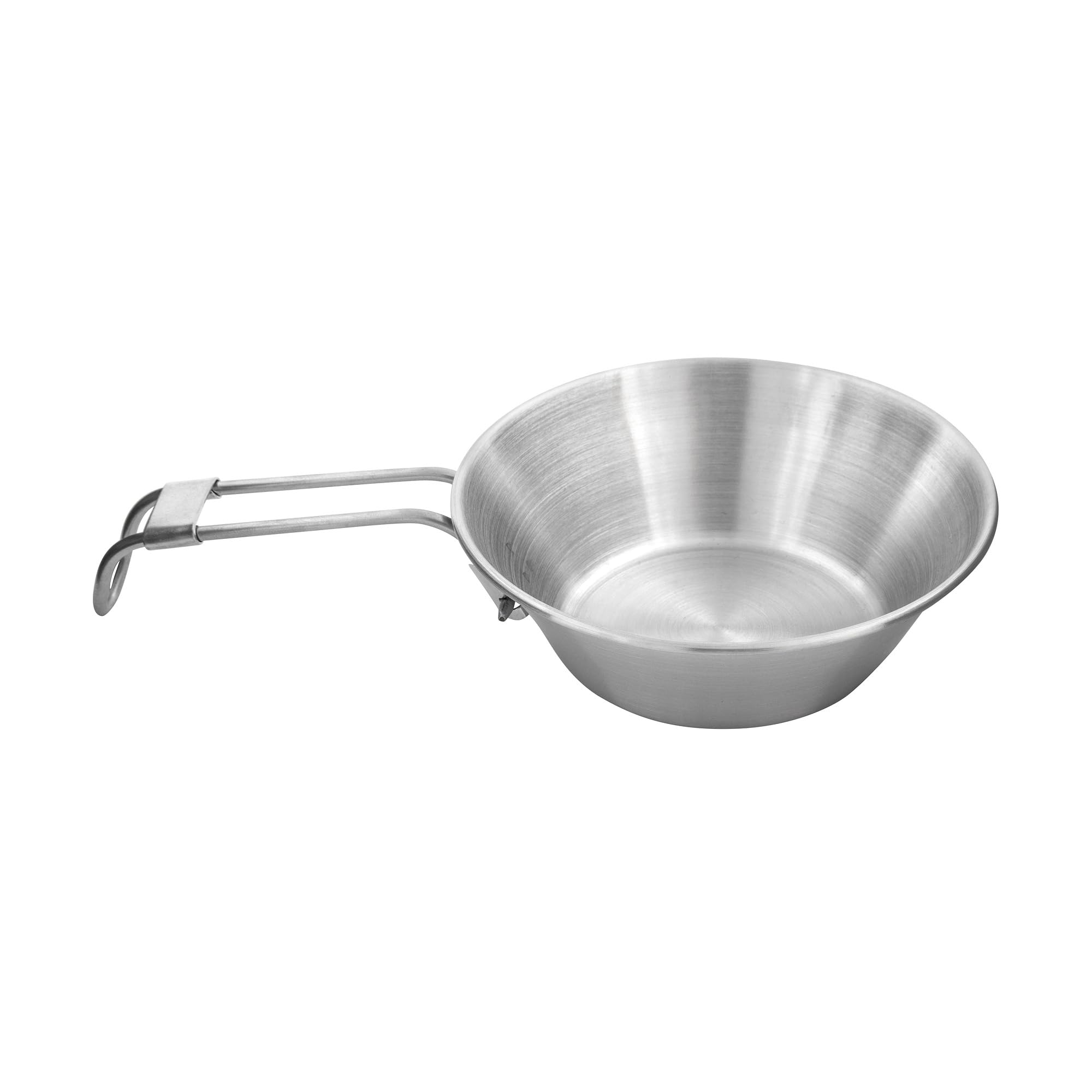 Tatonka Bowl 250 ml - miska ze stali nierdzewnej ze zdejmowanym uchwytem składanym i skalą objętości - Ø 12,5 x 4,5 cm