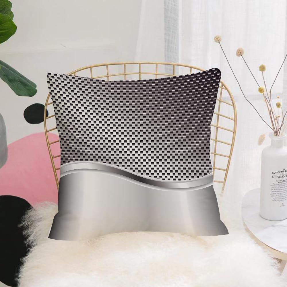 Hyosxw Metal Background For Your Design - A1 Cushion Cover,Throw Pillow Case Home Decorative For Living Room Bedroom Sofa Chair 18X18 Inch,Metal Background For Your Design,Pillowcase 45X45cm