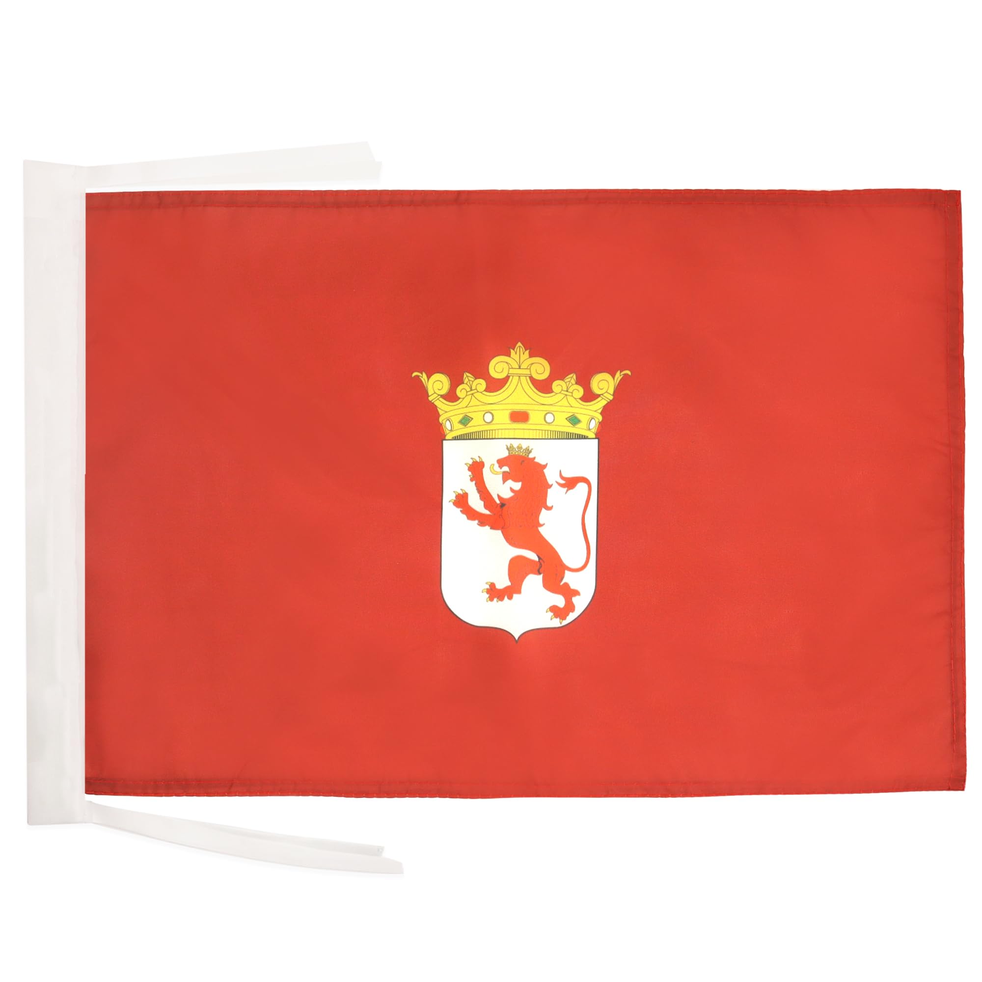 AZ FLAG - Province of León Flag - 18'' x 12'' - 100% Polyester León Small Banner with Two Cords - Fade Resistant - Vivid Colors - 18x12 in - 45x30 Cm