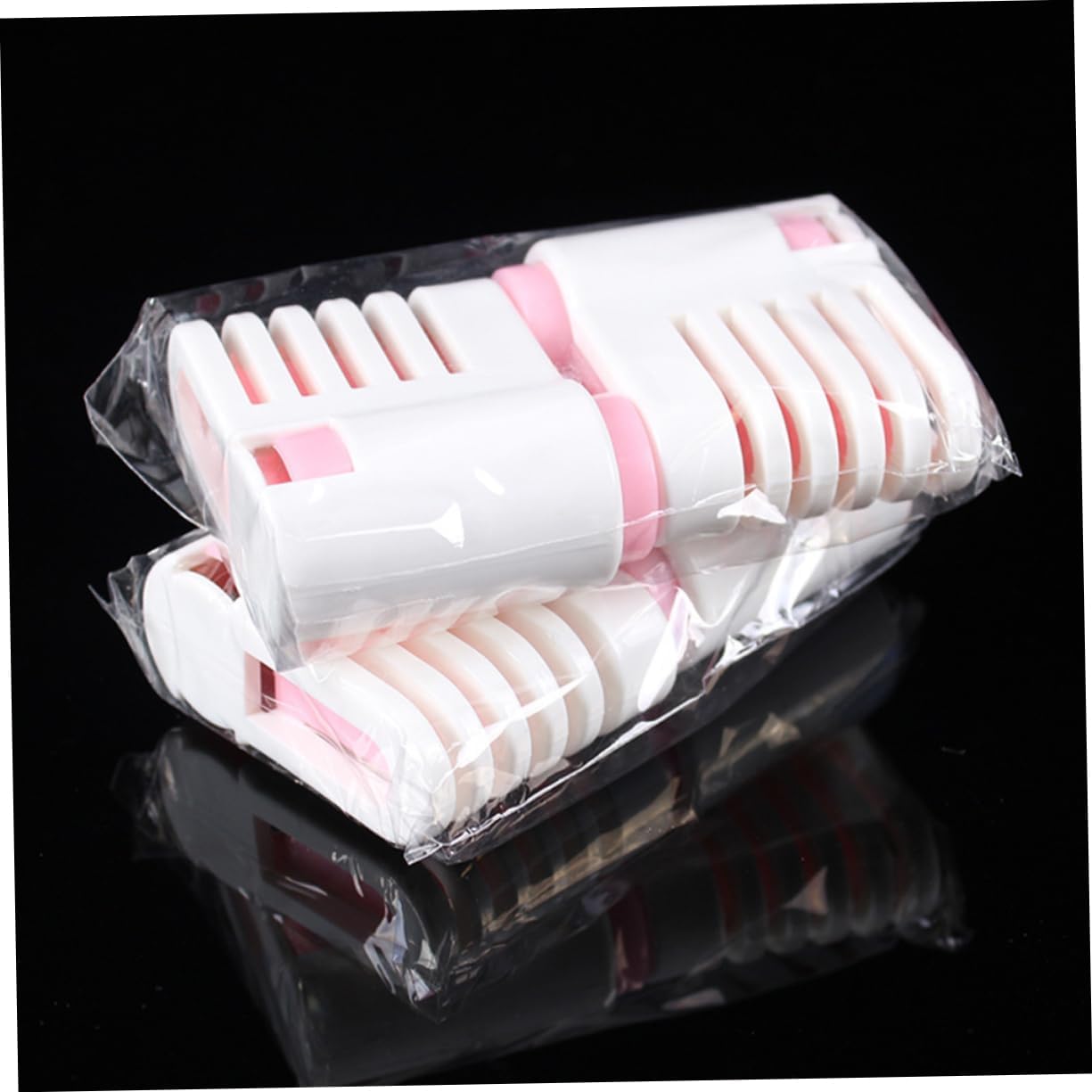 Alipis 4 Pcs Adjustable Cake Slicer with Stainless Steel Clamp DIY Stratification Leveler for Uniform Cake and Toast Cutting Lightweight Pink Kitchen Tool Up