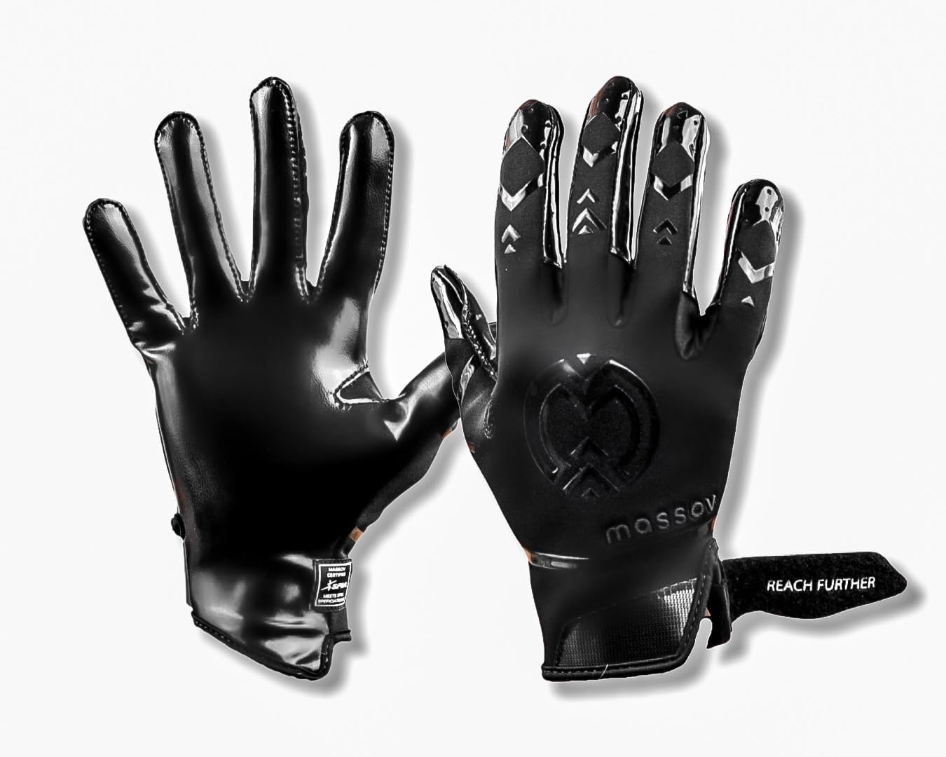 ALLSZN All Season All Weather Men's Football Receiver Gloves - Superior Grip Even When Wet - Essential Football Gear for Men