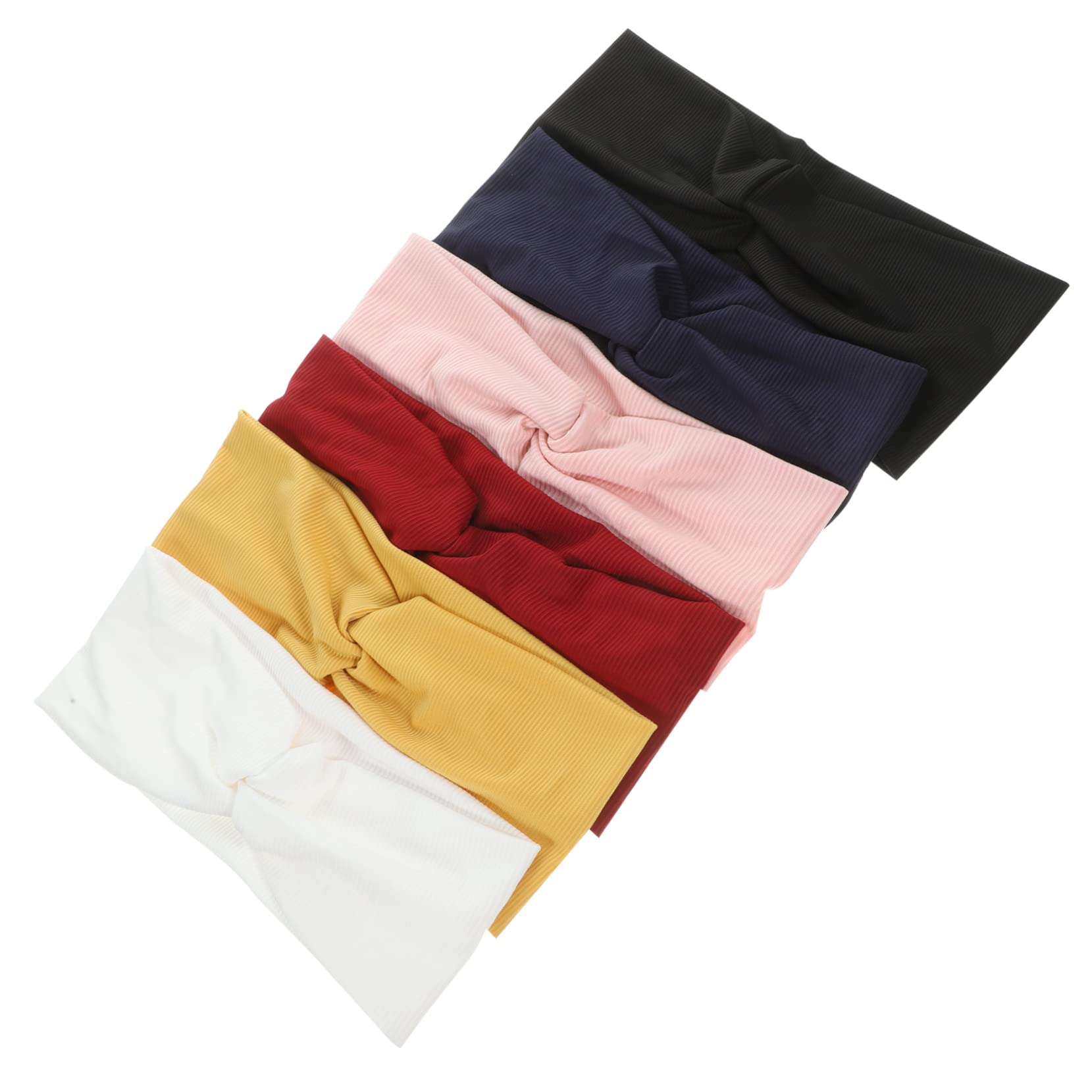 FRCOLOR 18 Piezas Diadema Lazos Para El Cabello Gimnasio Envolturas Para La Cabeza Bandanas Accesorios Para El Cabello Rosa Bandanas Para El o De Color Sólido