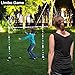 OUTTOY Outdoor Yard Games for Adults and Family, 2 in 1 Limbo Game Flying Disc Games Set with Light, Sutiable for Backyards, Beach, Lawn, Party