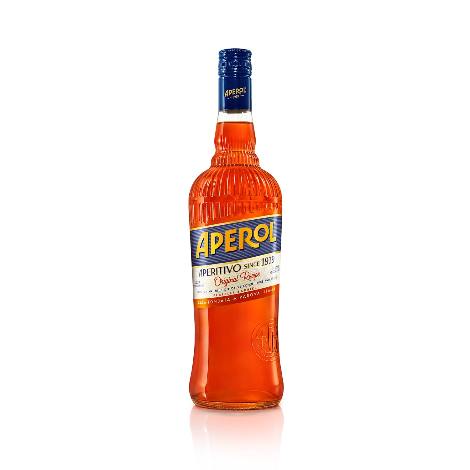 Aperol Aperitivo 1L - 11% ABV - The unmistakable orange-coloured, bittersweet Italian Spritz