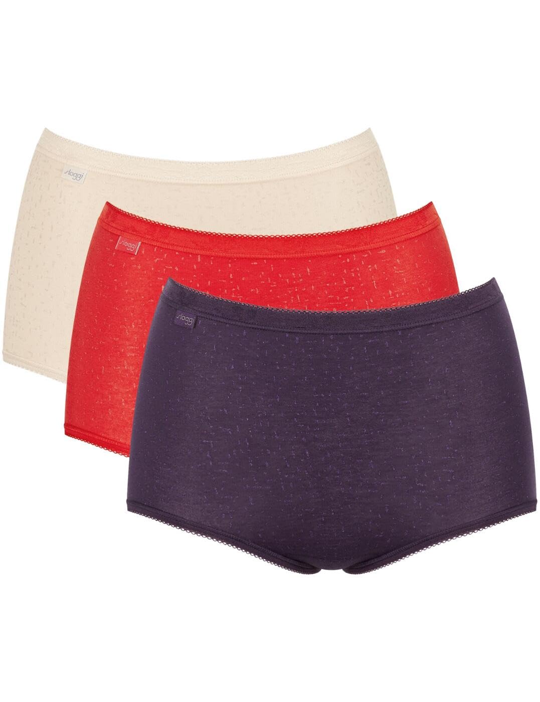 Sloggi Basic+ Maxi C3P lot culottes coton taille haute - 8