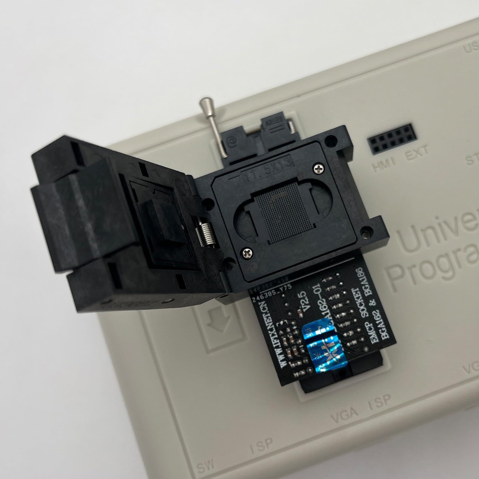 Adaptador Emmc Reemplazo de Asiento ardiente BGA162 / BGA186 Adaptador de Lector de Memoria Emmc para Accesorios de Programador RT809H Programador de Chip de Memoria