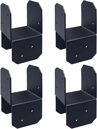 Miniatura 14 de Soportes resistentes de 8 x 2 x 2 pulgadas de largo, soporte de esquina de hierro grande, grosor de 0.118 pulgadas, incluye tornillos