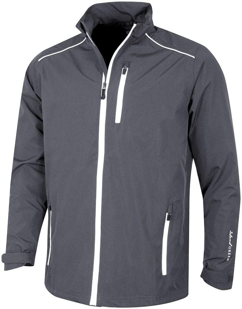 Golf IGJKT1723 Mens Zip Through Waterproof Windproof Breathable Sports Rain Jacket