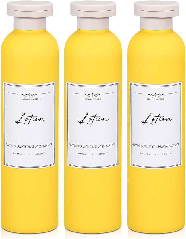 Frasco de viagem UMETASS 260 mL em plástico com tampa flip, amarelo