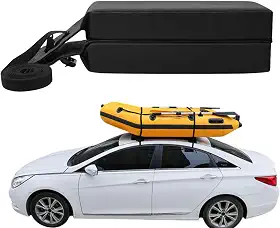 Suporte de prancha de surfe para teto de carro | Almofadas macias para trailers | Acessório de armazenamento externo com absorção de choque para veículos automotivos e caminhões sedan