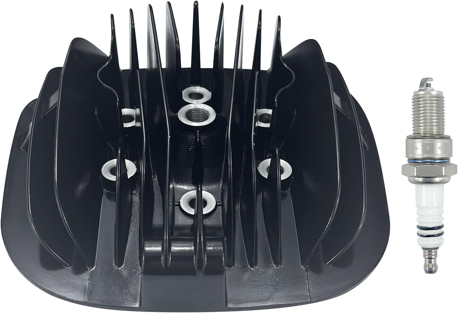 Cylinder Head and Spark Plug Compatible with Yamaha Blaster 200 YFS200 1988-2006 YFS200SE Special Edition 2006 2XJ-11111-00-00 810-C-CYH-0014