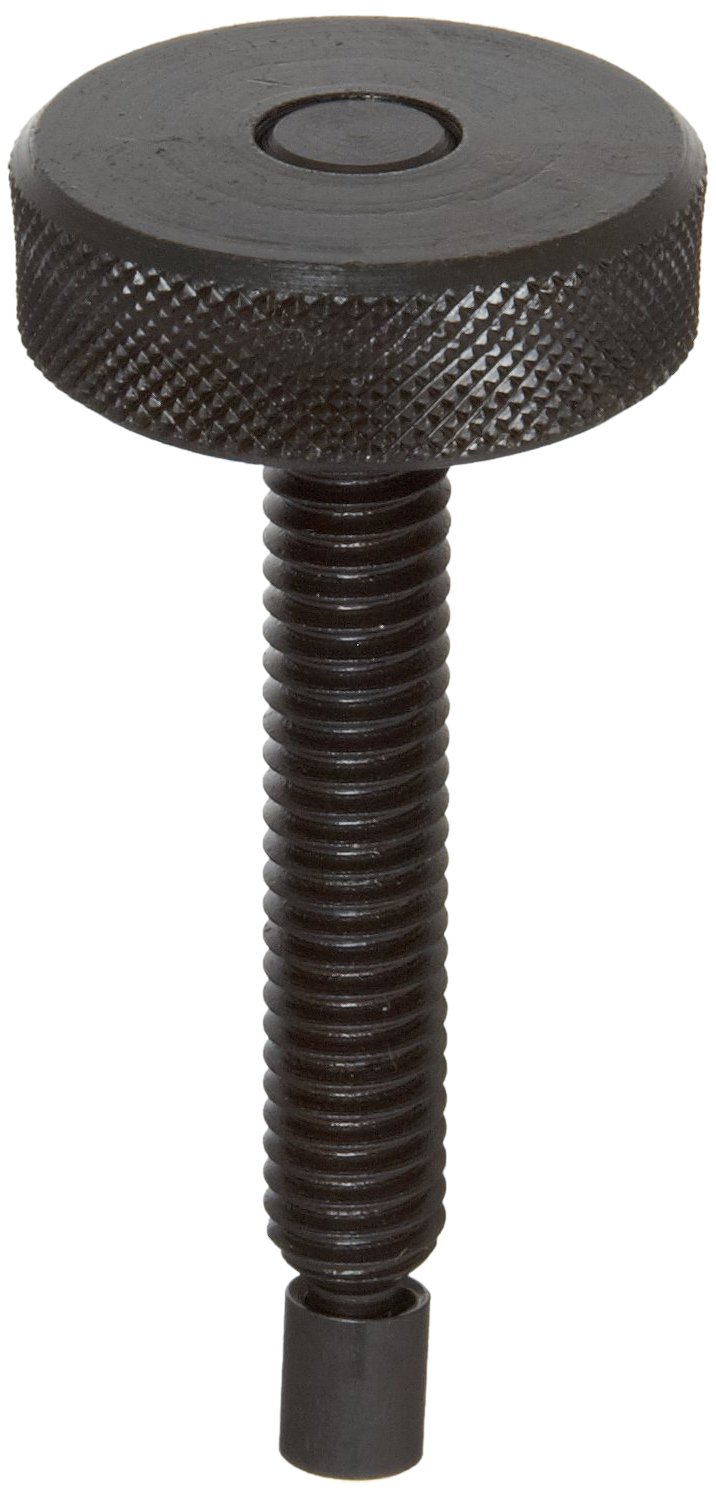 TE-CO 31332S Knurled Knob Swivel Screw Clamp with Small Pad Black Oxide, 5/16-18 Thread x 2-1/50" Lg (2-Pack)