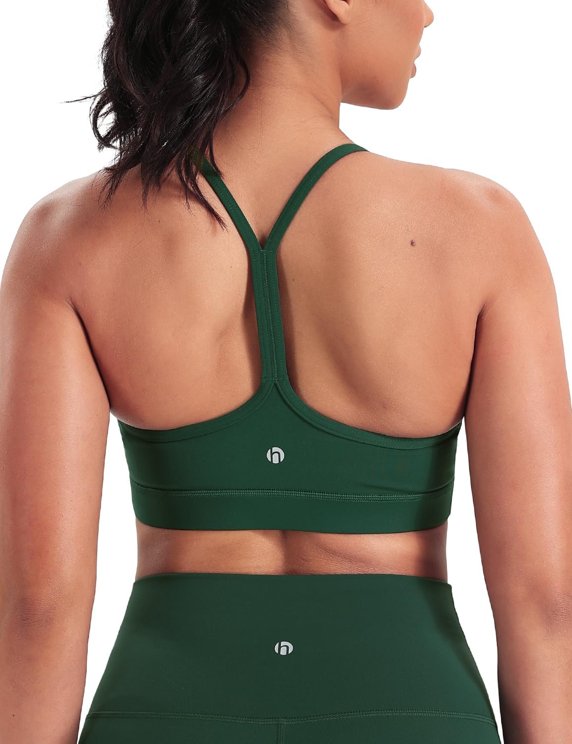 HeyNuts to Freest Womens Y Back Sports Bra, Spaghetti Strap Racerback Low Impact Workout Yoga Tops Padded A-C Cups *Updated