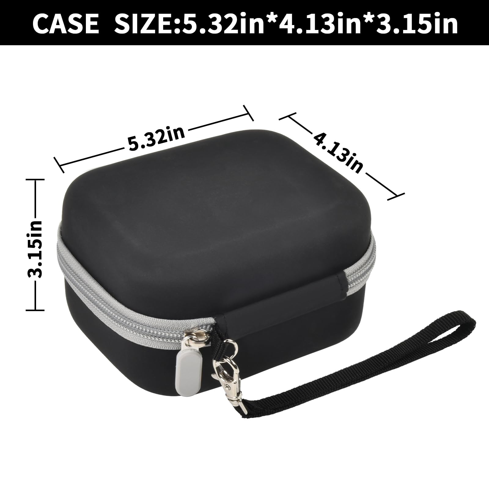 ANKHOH Étui pour étiqueteuse Memoking T02 Phomemo M02 M02S M02 Pro Q30S Ponek Mini imprimante de poche noir