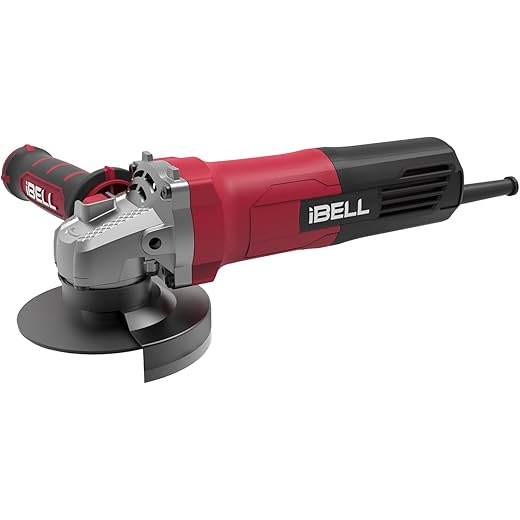 IBELL Angle Grinder AG10-68, 680W Heavy Duty, Copper Armature, Disc Dia 100mm, 11000 RPM with Grinding Wheel and Guard…