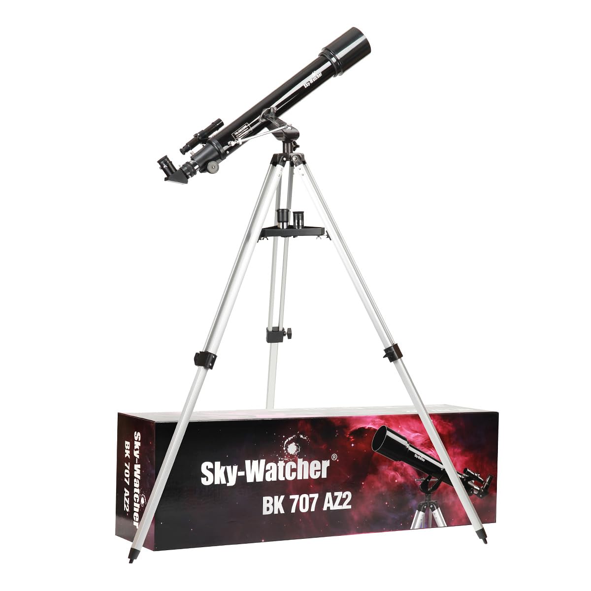 Sky-Watcher Telescopio Rifrattore, 70/700 AZ2, Montatura Azimutale AZ2, Nero