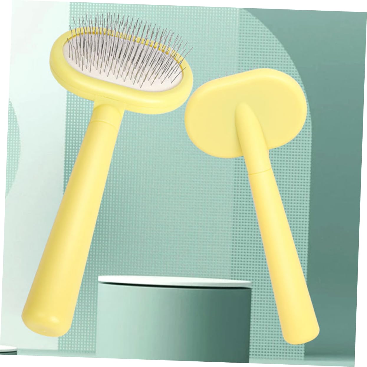 Garneck Easy-use Cat Comb Cat Brush for Matted Fur Removal Pet Grooming Made of Safe Material