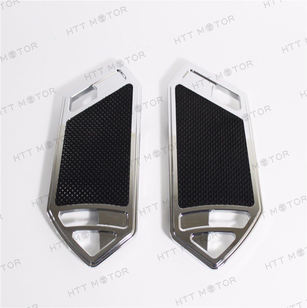 XKMT-Chrome Passenger Foot Boards Floorboard Compatible With H-D Touring&Softai [B0779TFDBT]