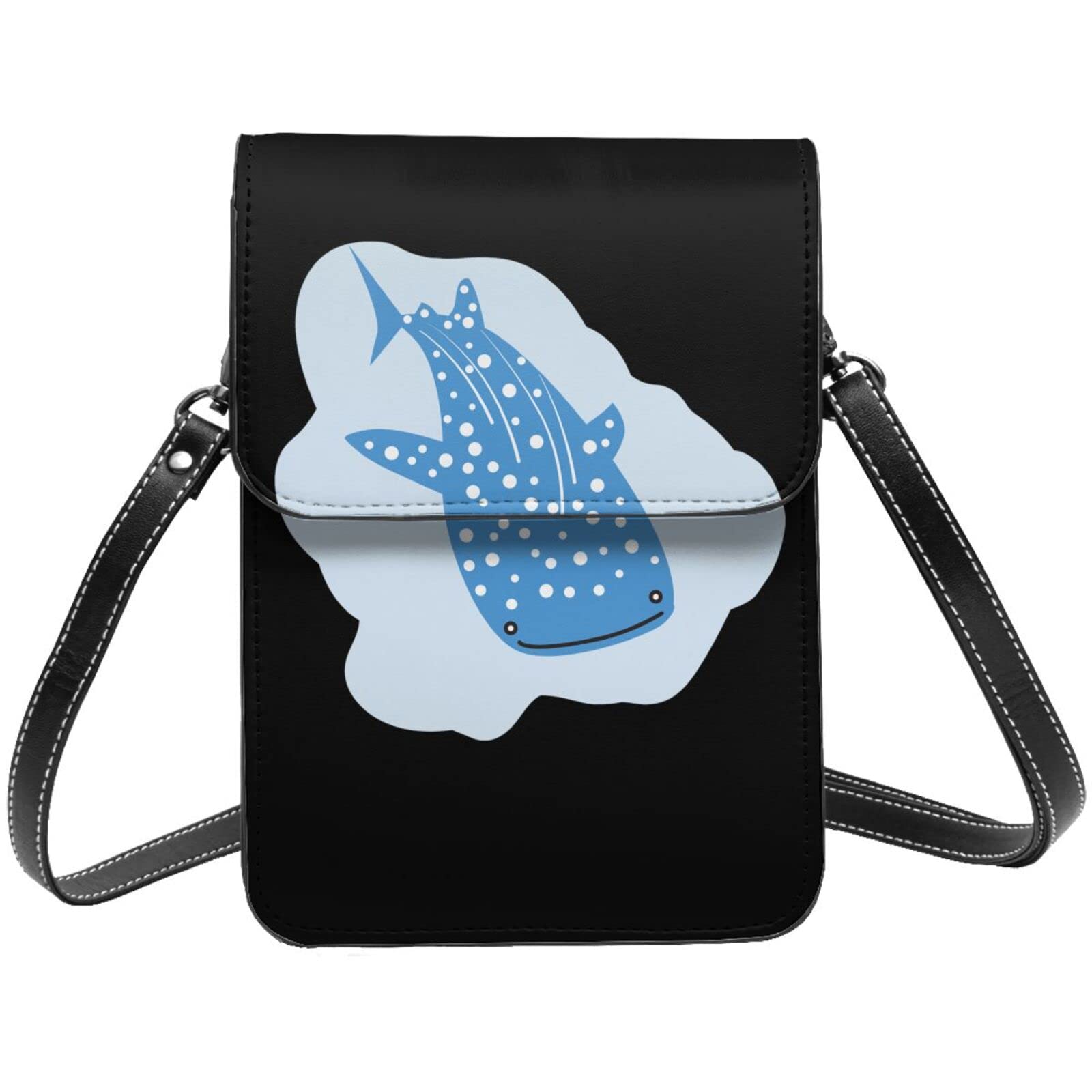 Amazon.co.jp: 泳ぐジンベイザメ サメ 魚 アニメ スマホポーチ 