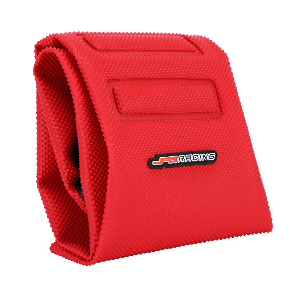 Coprisedile per moto da cross, in gomma, universale, per FANTIC XMF 125 XX XXF XE XEF 50cc 125cc 250cc 450cc, 2T 4T motocross enduro motard rally rosso