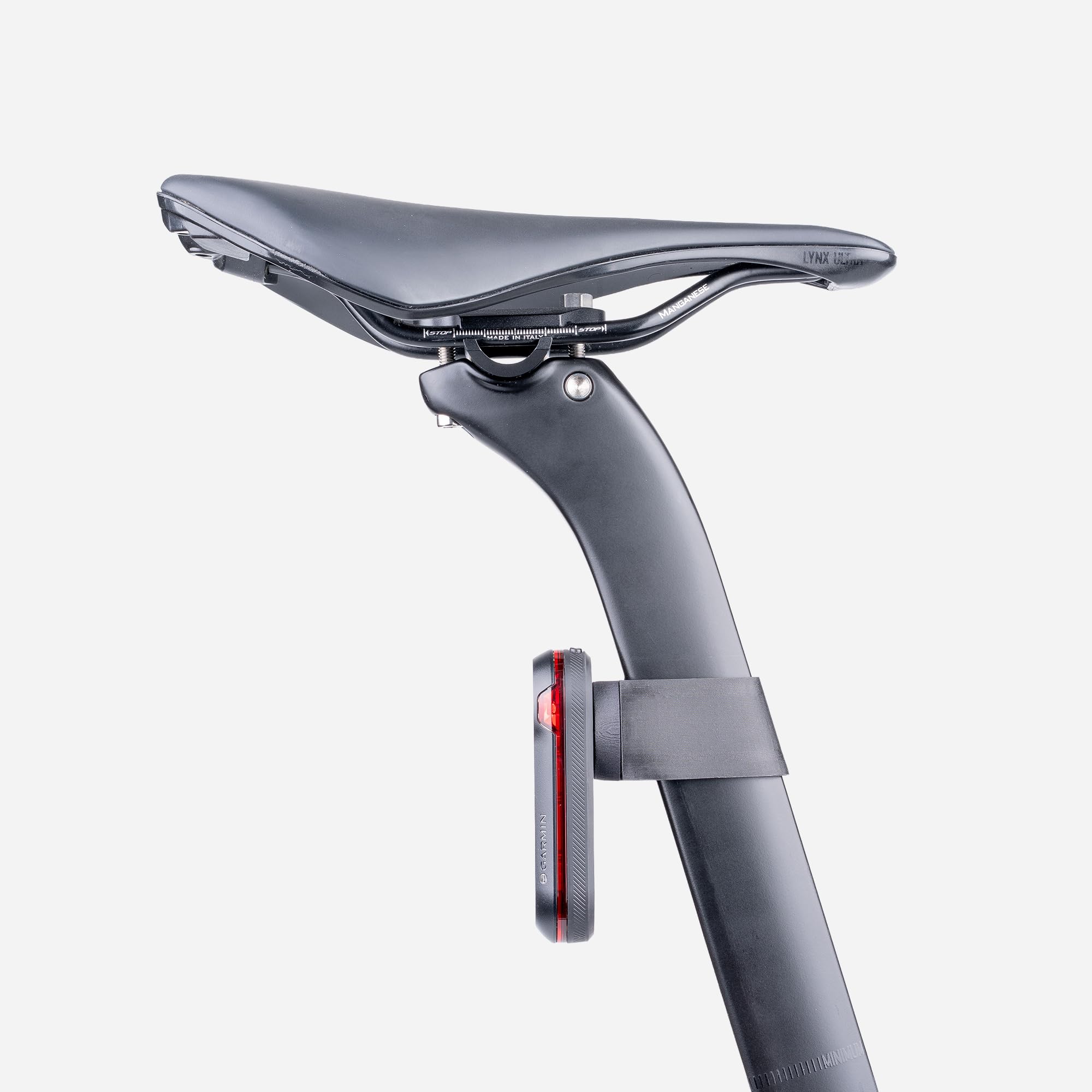 Supporto Radar per reggisella Pinarello Dogma F - Compatibile con Garmin Varia 515 (morsetto)