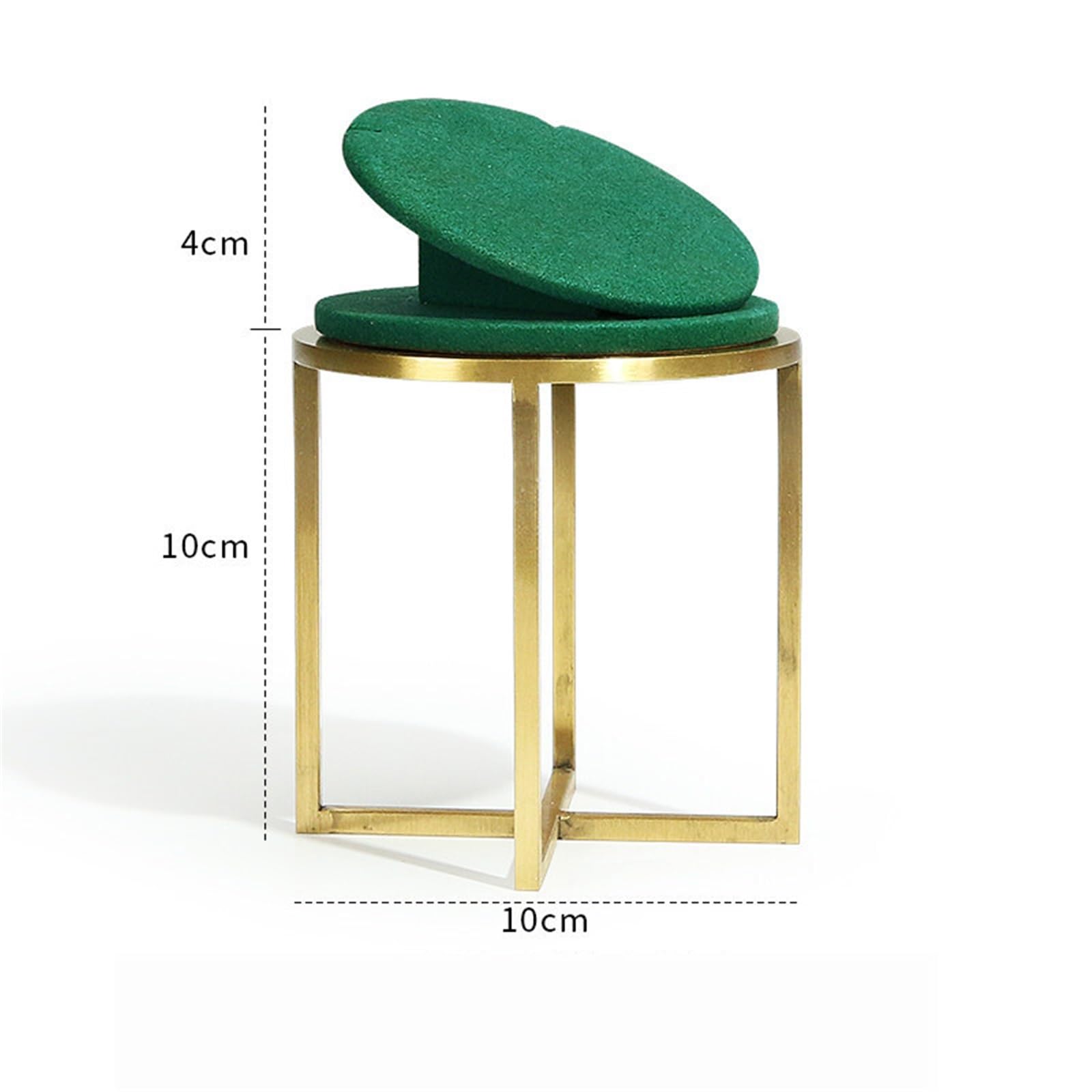 Schmuckhalter Green Suede Jewelry Display Stands Ring Pendant Organizer