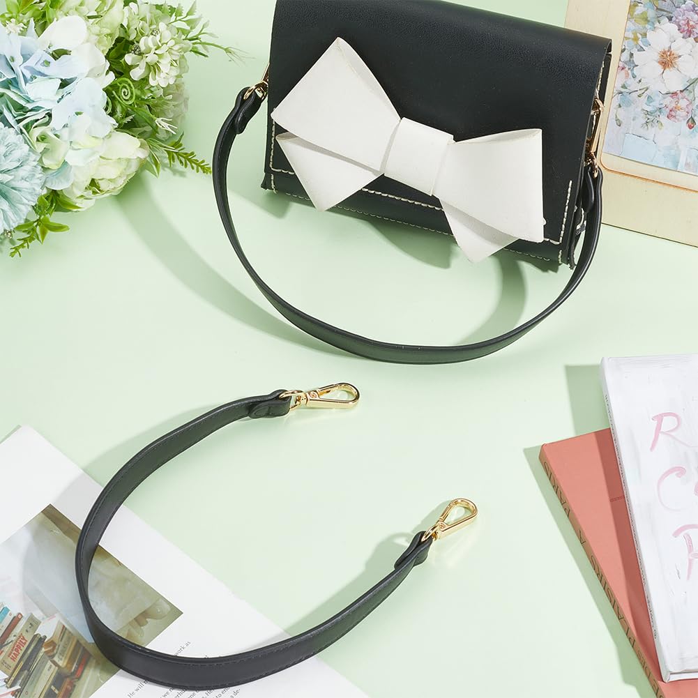 VAKUUM Poignées de rechange en cuir pour sacs à main, bandoulière avec boucles de homard pivotantes, accessoires de sac à main, rouge